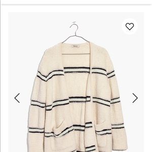 Madewell Striped Cardigan